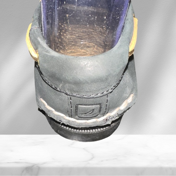 Women’s Dark Navy and Gold Sperry Topsiders 9 - Picture 5 of 7